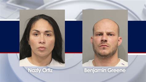 Benjamin Greene and Nazly Ortiz, charged。